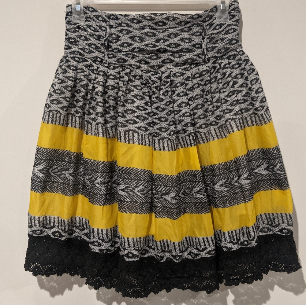 Mix Nouveau stretchy pattern y2k skirt